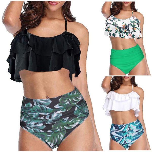 women's swimwear halter bikini set wave solid color cup split cover-up swimsuit beachwear bathing suit women maillot de bain femme, White;black
women's swimwear halter bikini set wave solid color cup split cover-up swimsuit beachwear bathing suit women maillot de bain femme, White;black
