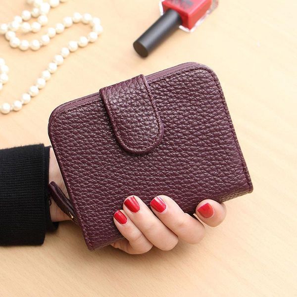 fashion matte leather women wallet zipper coin purse female and small ladies purses card holder short carteras, Red;black
fashion matte leather women wallet zipper coin purse female and small ladies purses card holder short carteras, Red;black