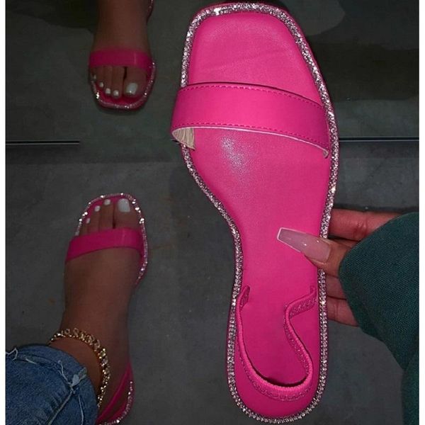 summer women flat sandals open square toe ladies shoes crystal slippers female beach slides flip flops zapatos de mujer, Black
summer women flat sandals open square toe ladies shoes crystal slippers female beach slides flip flops zapatos de mujer, Black
