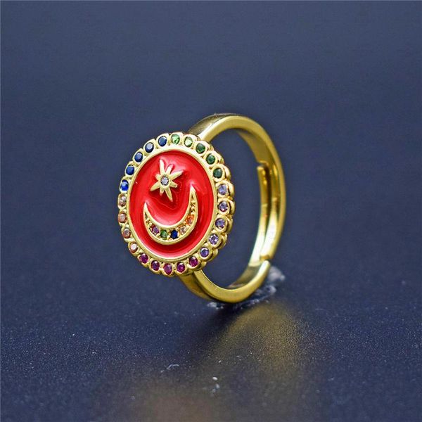 wedding rings adjustable gold micro pave moon star rainbow ring blue white red cz round year lucky turkish women ethnic halka jewelry, Slivery;golden
wedding rings adjustable gold micro pave moon star rainbow ring blue white red cz round year lucky turkish women ethnic halka jewelry, Slivery;golden