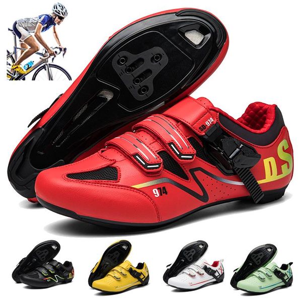 professional self-locking cycling shoes outdoor breathable mtb bicycle anti-skid sneakers racing road bike spd cleat footwear, Black
professional self-locking cycling shoes outdoor breathable mtb bicycle anti-skid sneakers racing road bike spd cleat footwear, Black