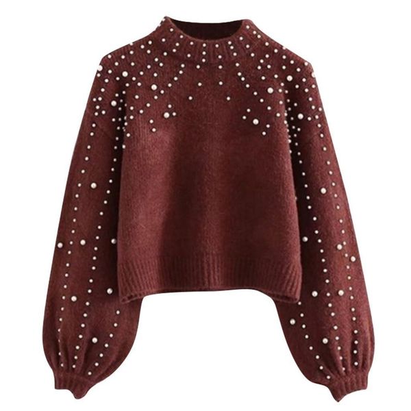thick needle beading women sweater lantern sleeve long o neck pullover regular winter jumpers knitwear 38, White;black
thick needle beading women sweater lantern sleeve long o neck pullover regular winter jumpers knitwear 38, White;black