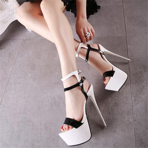 sandals ladies super net red women's shoes 16 cm heels waterproof platform 6cm size, Black
sandals ladies super net red women's shoes 16 cm heels waterproof platform 6cm size, Black
