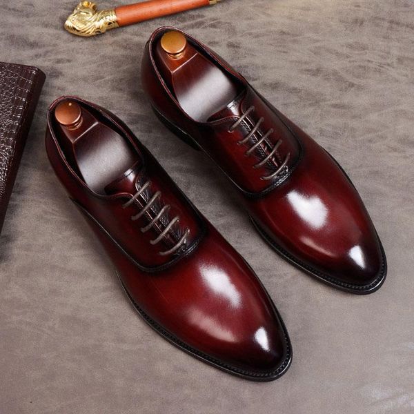 dress shoes genuine leather oxford for men italian formal wedding laces up office brogues a39, Black
dress shoes genuine leather oxford for men italian formal wedding laces up office brogues a39, Black