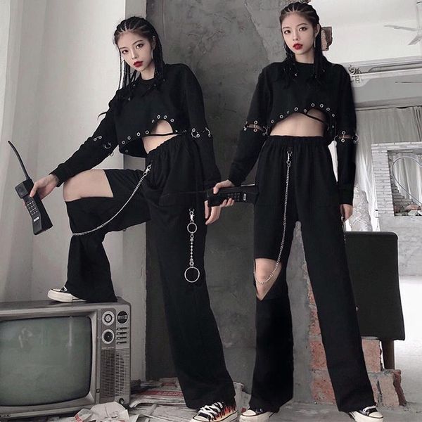 women's pants & capris plus size women high waist cargo loose solid black trousers pockets elastic bottoms jogger clothes pant, Black;white
women's pants & capris plus size women high waist cargo loose solid black trousers pockets elastic bottoms jogger clothes pant, Black;white