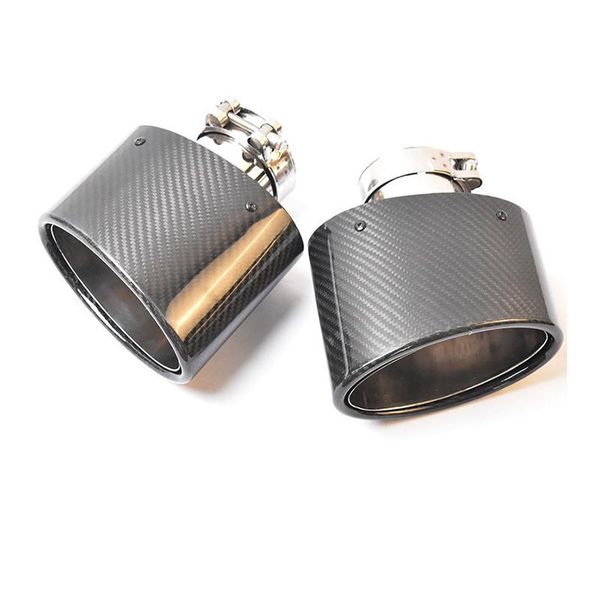 manifold & parts oval exhaust tip carbon fiber muffler pipe left and right oblique 150mm wide 90mm high twill glossy tail throat modificatio 
manifold & parts oval exhaust tip carbon fiber muffler pipe left and right oblique 150mm wide 90mm high twill glossy tail throat modificatio