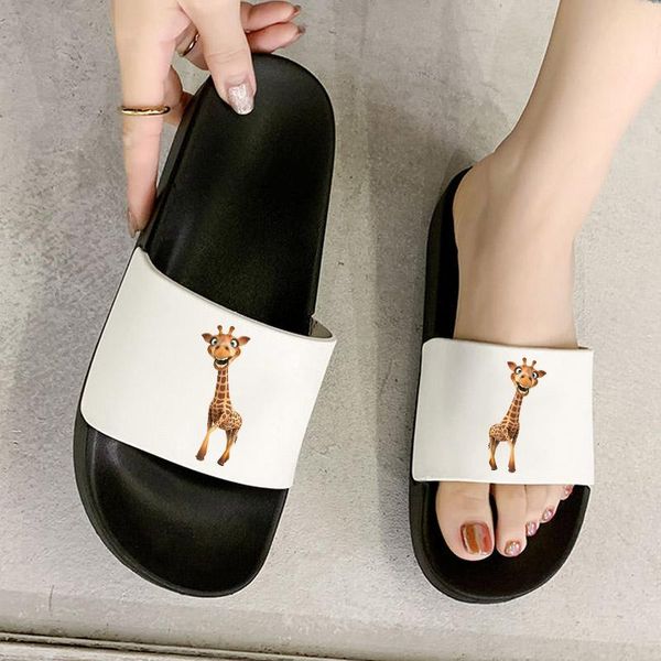 cute giraffe flip flops bathroom home slippers non slip slides women cartoon summer indoor, Black
cute giraffe flip flops bathroom home slippers non slip slides women cartoon summer indoor, Black