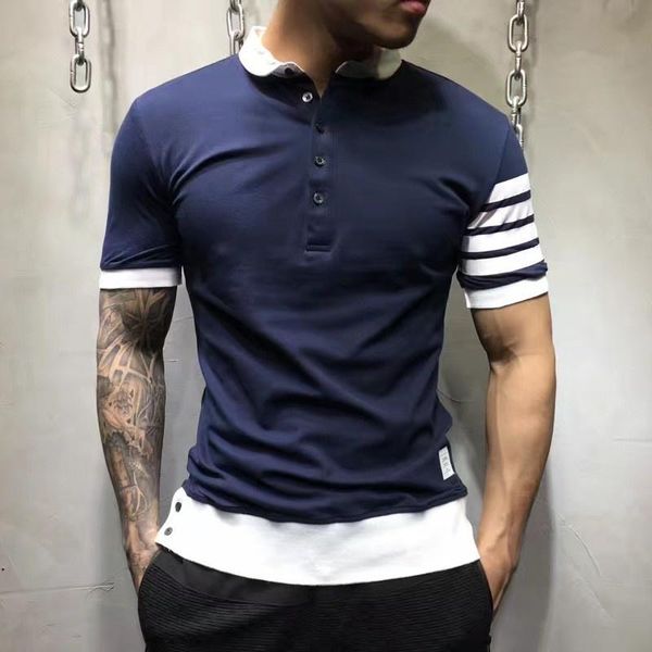 men's t-shirts mens fashion striped t-shirt summer short sleeve fitness business man casual slim fit male tees pullover 3xl, White;black
men's t-shirts mens fashion striped t-shirt summer short sleeve fitness business man casual slim fit male tees pullover 3xl, White;black