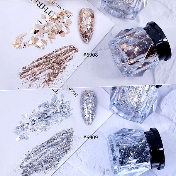 nail glitter gold silver art set shining irregular flashing sequins for uv gel polish pigment dust manicuring decorations, Silver;gold
nail glitter gold silver art set shining irregular flashing sequins for uv gel polish pigment dust manicuring decorations, Silver;gold