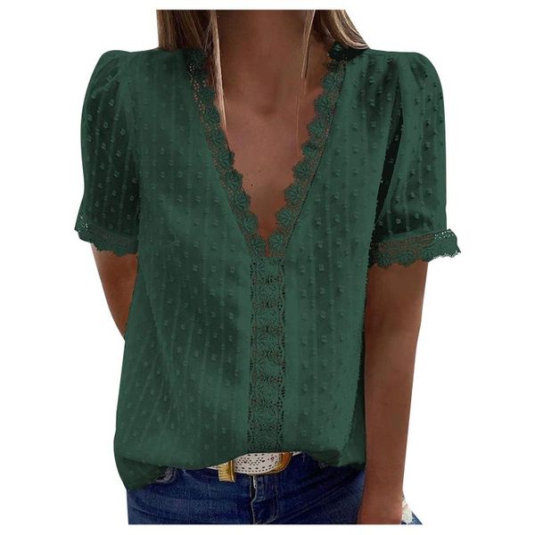yoga outfit vetement women fashion lace short sleeve casual t-shirt v-neck solid color aesthetic and elegant camiseta mujer
yoga outfit vetement women fashion lace short sleeve casual t-shirt v-neck solid color aesthetic and elegant camiseta mujer