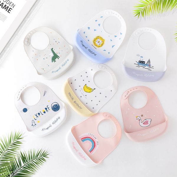 baby eating bibs silicone waterproof drool feeding aprons adjustable burp cloths large food catcher pocket saliva bib wash z5822
baby eating bibs silicone waterproof drool feeding aprons adjustable burp cloths large food catcher pocket saliva bib wash z5822