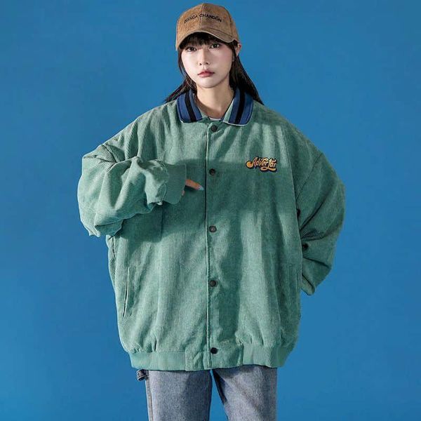 women's jackets 2021 spring autumn casual jacket girl korean loose college style baseball uniform single-breasted basic round neck long, Black;brown
women's jackets 2021 spring autumn casual jacket girl korean loose college style baseball uniform single-breasted basic round neck long, Black;brown
