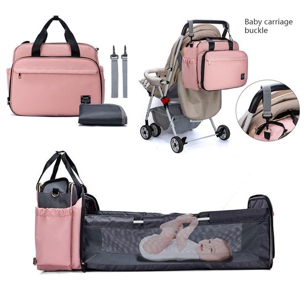 portable folding crib mummy bag travel messenger baby bed bags maternity nursing handbag stroller with hooks diaper
portable folding crib mummy bag travel messenger baby bed bags maternity nursing handbag stroller with hooks diaper