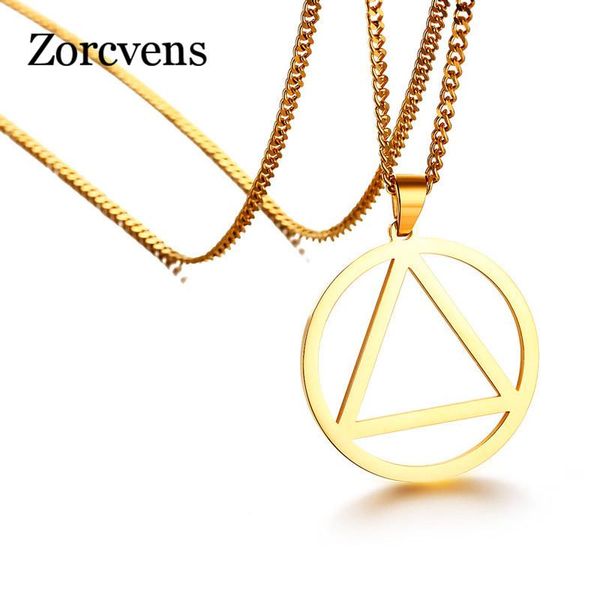pendant necklaces modyle gold and silver color stainless steel triangle in round necklace for men
pendant necklaces modyle gold and silver color stainless steel triangle in round necklace for men