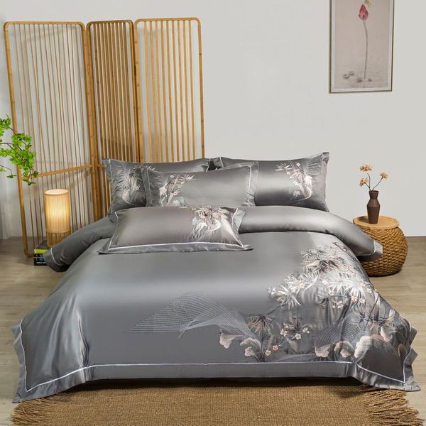 bedding sets chinoiserie chic bamboo embroidery white gray set satin silk cotton duvet cover flat or fitted bed sheet pillowcases
bedding sets chinoiserie chic bamboo embroidery white gray set satin silk cotton duvet cover flat or fitted bed sheet pillowcases
