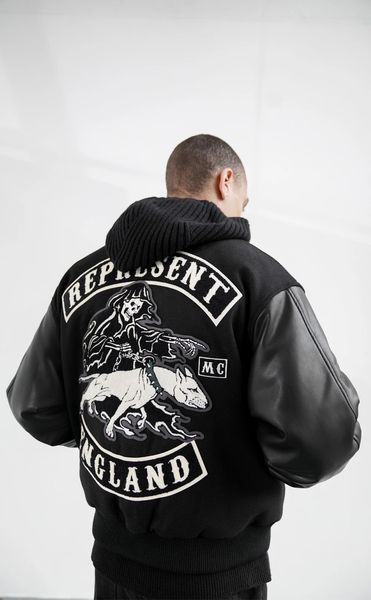 yangmen 21ss hip hop club school uniform angel leather sleeve baseball jacket jacket embroidered badge breasted hoodie, Black;brown
yangmen 21ss hip hop club school uniform angel leather sleeve baseball jacket jacket embroidered badge breasted hoodie, Black;brown