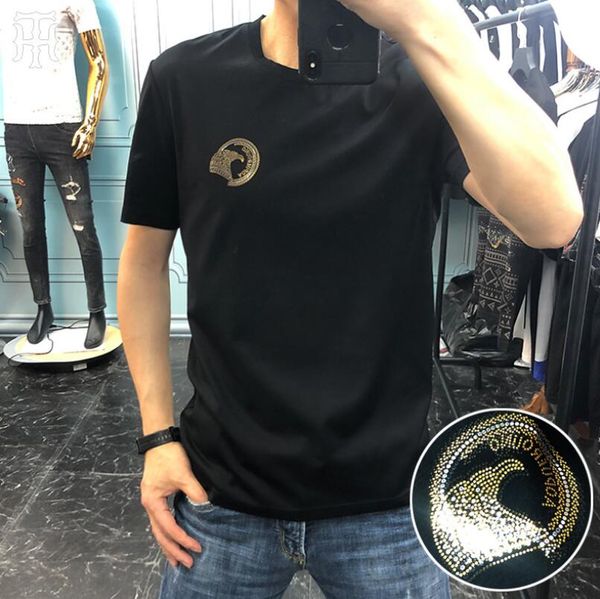 men's t-shirt europe station men's street fashion brand eagle beak t-shirt mercerized cotton european short sleeve, White;black
men's t-shirt europe station men's street fashion brand eagle beak t-shirt mercerized cotton european short sleeve, White;black