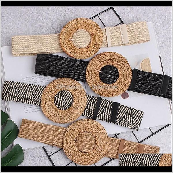 & fashion aessories drop delivery 2021 wide round weaving buckle waistband women elastic knitted braided waist belts strap bohemian style dr, Black;brown
& fashion aessories drop delivery 2021 wide round weaving buckle waistband women elastic knitted braided waist belts strap bohemian style dr, Black;brown