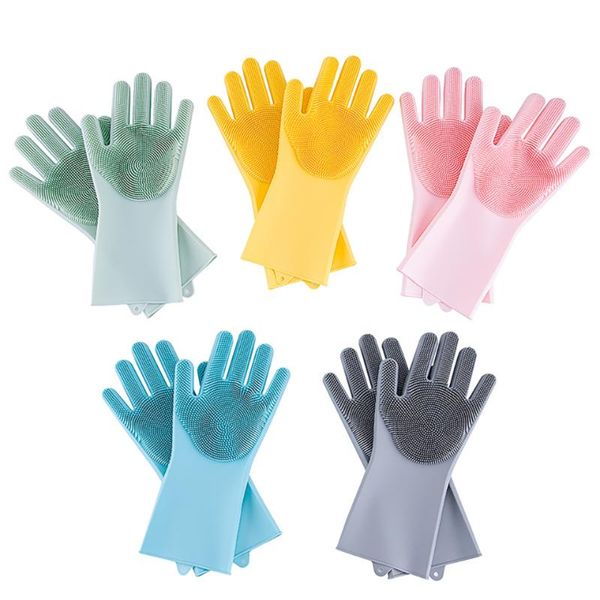 disposable gloves 2 style silicone cleaning multifunction magic dishwashing for kitchen household washing
disposable gloves 2 style silicone cleaning multifunction magic dishwashing for kitchen household washing