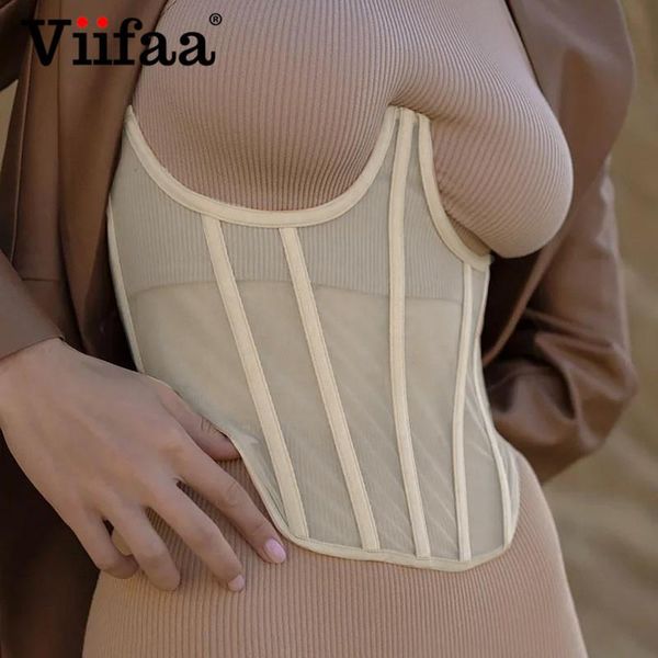 belts viifaa see through mesh breast support elegant slim body corset women curved hem lace up back fashion streetwear, Black;brown
belts viifaa see through mesh breast support elegant slim body corset women curved hem lace up back fashion streetwear, Black;brown