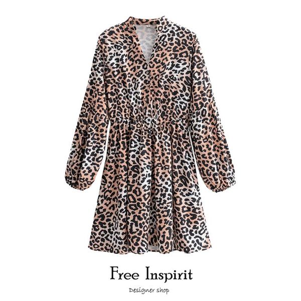 inspirit arrival club style a-line long sleeve v-neck leopard women's above knee dress casual dresses, Black;gray
inspirit arrival club style a-line long sleeve v-neck leopard women's above knee dress casual dresses, Black;gray