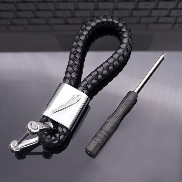 keychains key chain accessories men's leather metal braided rope keychain lanyard car logo + screwdriver forjaguar- xe xk xf xel xfl, Silver
keychains key chain accessories men's leather metal braided rope keychain lanyard car logo + screwdriver forjaguar- xe xk xf xel xfl, Silver