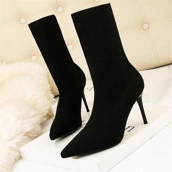 boots sock knitting stretch high heels for women fashion shoes 2021 spring autumn ankle booties female 34-41, Black
boots sock knitting stretch high heels for women fashion shoes 2021 spring autumn ankle booties female 34-41, Black