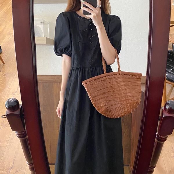 dresses romance hollow out stylish femme chic all match lace a-line loose short sleeves patchwork es vestidos, Black;gray
dresses romance hollow out stylish femme chic all match lace a-line loose short sleeves patchwork es vestidos, Black;gray