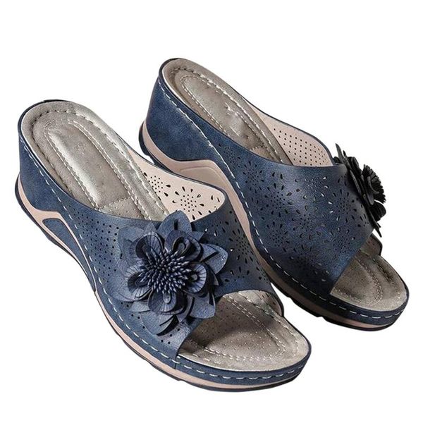 ladies shoes casual slippers women summer flowers platform wedge slides open toe female beach sandals, Black
ladies shoes casual slippers women summer flowers platform wedge slides open toe female beach sandals, Black