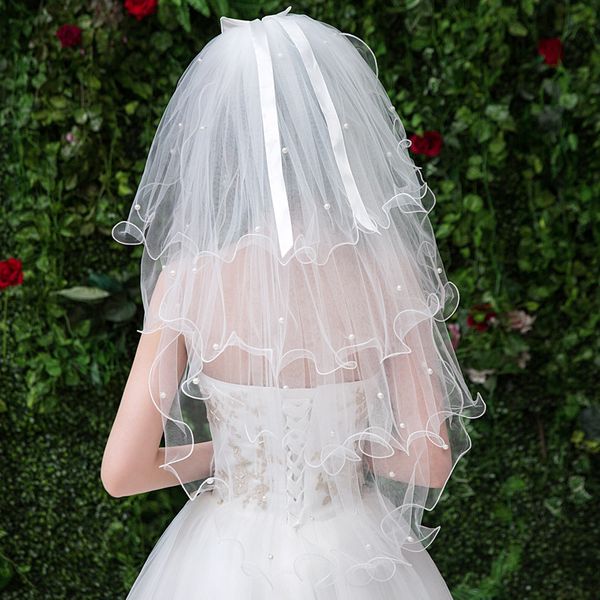bridal veils elegant 4 layers tulle white wedding veils ribbon edge accessories bridal veils with comb, Black
bridal veils elegant 4 layers tulle white wedding veils ribbon edge accessories bridal veils with comb, Black