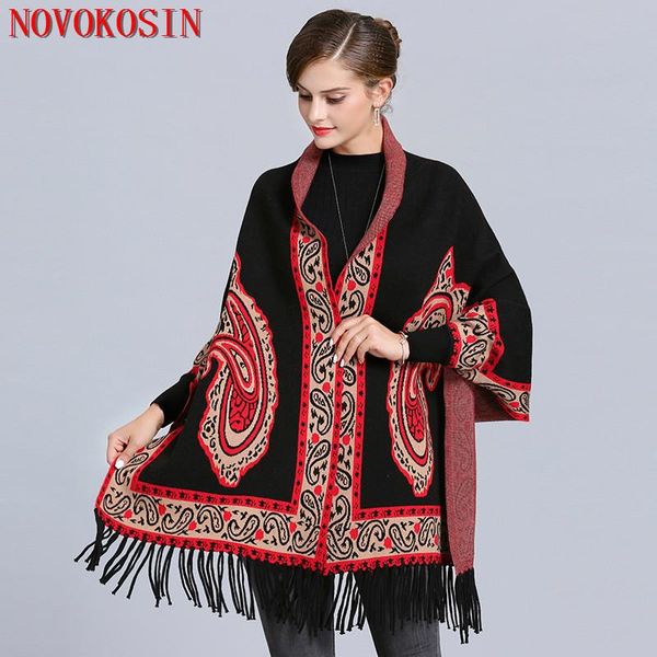 scarves sc346 2021 oversize jacquard cashew flower scarf winter knitted cape cloak women designer female long sleeves wrap vintage shawl, Blue;gray
scarves sc346 2021 oversize jacquard cashew flower scarf winter knitted cape cloak women designer female long sleeves wrap vintage shawl, Blue;gray