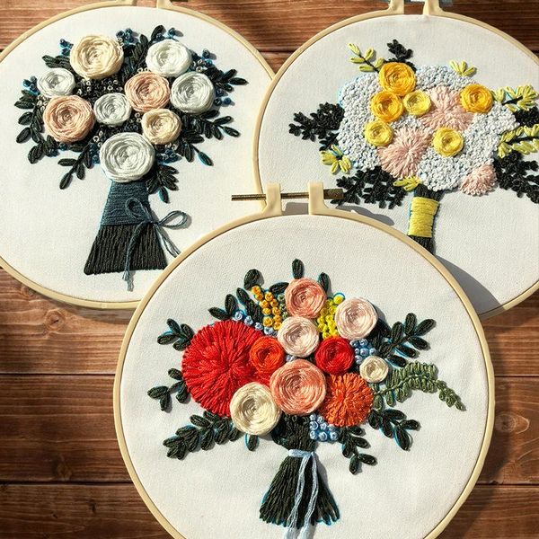 other arts and crafts holding flower beginner embroidery set fabric threads material bag diy 3d bouquet needlework cross stitch kit home wal
other arts and crafts holding flower beginner embroidery set fabric threads material bag diy 3d bouquet needlework cross stitch kit home wal