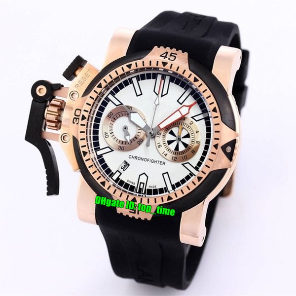 16 style high-quality watches chronofighter left hand rose gold quartz chronograph mens watch white dial rubber strap gents sports wristwatc, Slivery;brown
16 style high-quality watches chronofighter left hand rose gold quartz chronograph mens watch white dial rubber strap gents sports wristwatc, Slivery;brown