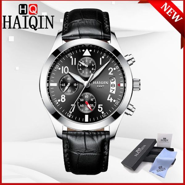 wristwatches haiqin 2021 mens watches quartz wristwatch watch men sport military clock relogio masculino, Slivery;brown
wristwatches haiqin 2021 mens watches quartz wristwatch watch men sport military clock relogio masculino, Slivery;brown