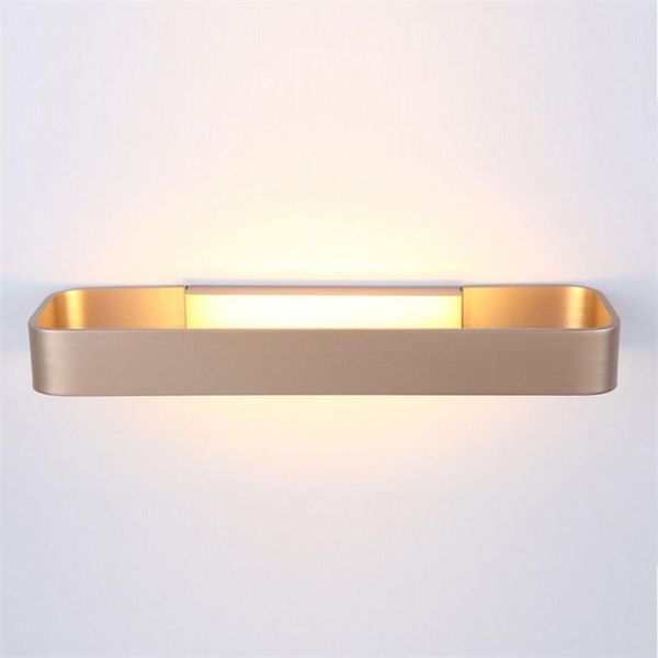 wall lamp aluminum applique murale luminaire arandela wandlamp mirror bedroom bathroom lights gray golden sconces led light