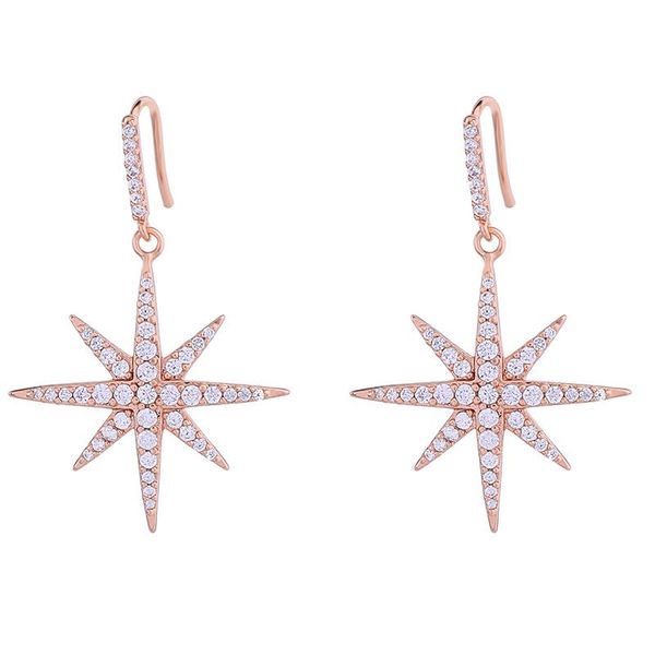 dangle & chandelier rose gold color star earrings for women korean fashion snowflake drop hook dress jewelry, Silver
dangle & chandelier rose gold color star earrings for women korean fashion snowflake drop hook dress jewelry, Silver
