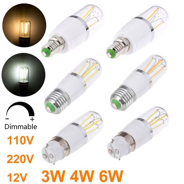 bulbs 10pcs/lot e14 e27 led filament light bulb dimmable 3w 4w 6w b22 bayonet 30w 40w 60w incandescent lamp 220v 110v dc 12v white
bulbs 10pcs/lot e14 e27 led filament light bulb dimmable 3w 4w 6w b22 bayonet 30w 40w 60w incandescent lamp 220v 110v dc 12v white