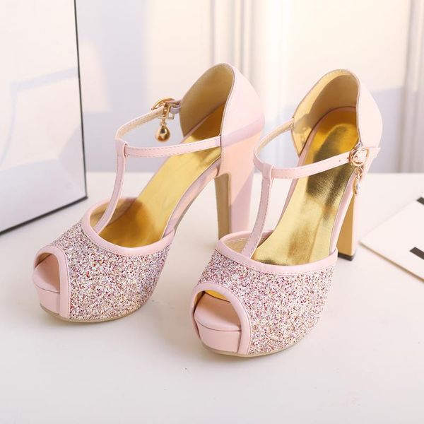 shoes woman high heels sandals platform peep toe block ladies summer dress wedding bridal white pink, Black
shoes woman high heels sandals platform peep toe block ladies summer dress wedding bridal white pink, Black
