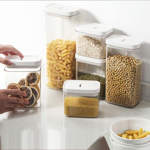 storage bottles & jars 1800ml kitchen sealed food container stackable cereal box dry multigrain spaghetti plastic transparent pot with lid
storage bottles & jars 1800ml kitchen sealed food container stackable cereal box dry multigrain spaghetti plastic transparent pot with lid