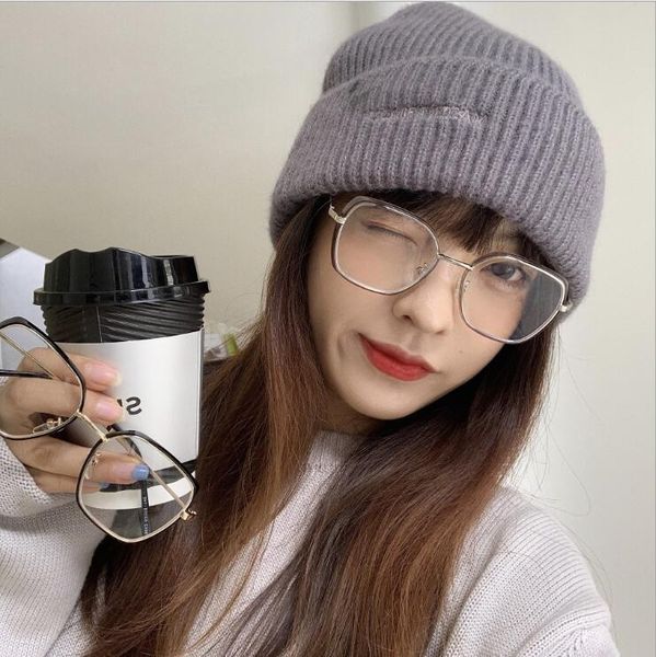men's and women's soft waxy knitted ear protection wool hat beanie/skull caps dmzm045 fashion autumn winter all-match curled up an, Blue;gray
men's and women's soft waxy knitted ear protection wool hat beanie/skull caps dmzm045 fashion autumn winter all-match curled up an, Blue;gray