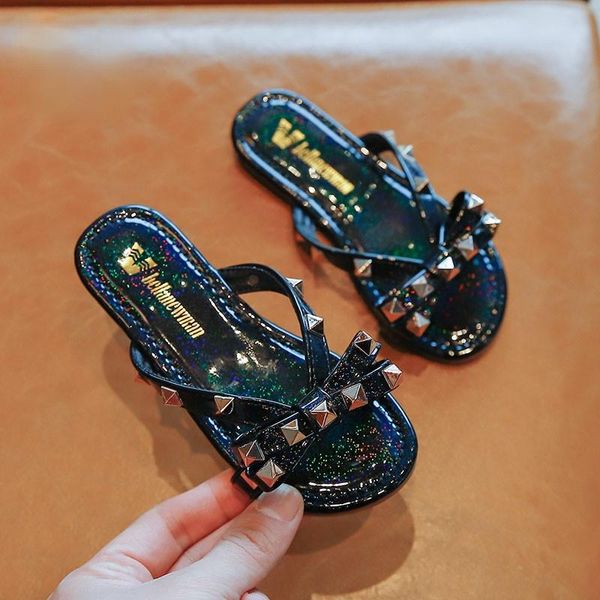 slipper children fashion slippers soft pu leather cool girl punk style rivet flats for summer beach & casual outdoor, Black;grey
slipper children fashion slippers soft pu leather cool girl punk style rivet flats for summer beach & casual outdoor, Black;grey