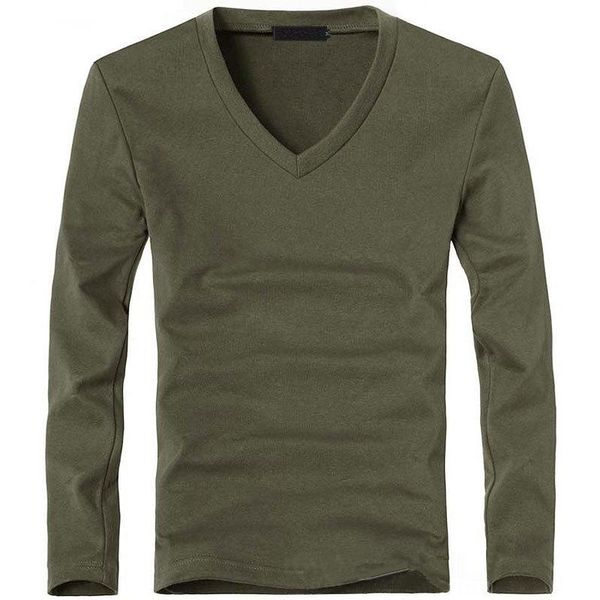 men's t-shirts 2021 elastic mens t-shirt v-neck long sleeve men t shirt for male lycra and cotton man clothing tshirt brand tees, White;black
men's t-shirts 2021 elastic mens t-shirt v-neck long sleeve men t shirt for male lycra and cotton man clothing tshirt brand tees, White;black