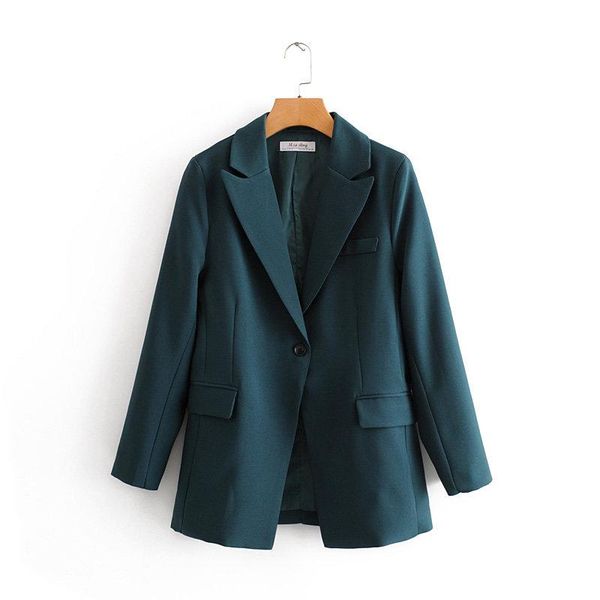 women's suits & blazers women solid casual turn down collar slim blazer ladies 2021 fashion office street outwear famale vintage coat, White;black
women's suits & blazers women solid casual turn down collar slim blazer ladies 2021 fashion office street outwear famale vintage coat, White;black