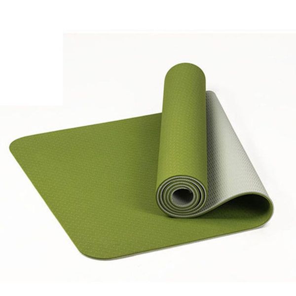 6mm tpe two-color non-slip yoga mat sports 183x61cm gym home fitness tasteless green mats
6mm tpe two-color non-slip yoga mat sports 183x61cm gym home fitness tasteless green mats