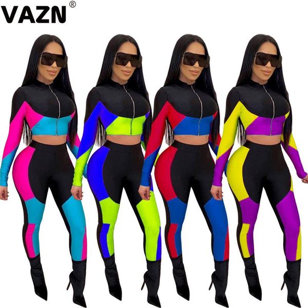 two piece dress vazn splice brown spring 2021 tide sport zipper-neck 2 pieces casual women set full sleeve length bodycon, White
two piece dress vazn splice brown spring 2021 tide sport zipper-neck 2 pieces casual women set full sleeve length bodycon, White