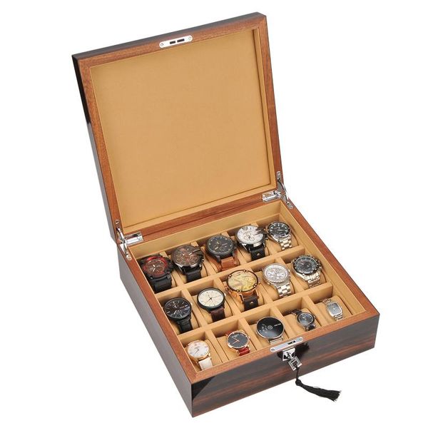 watch boxes & cases 15 slots fashion men home wooden box luxury display for watches 200911-41, Black;blue
watch boxes & cases 15 slots fashion men home wooden box luxury display for watches 200911-41, Black;blue
