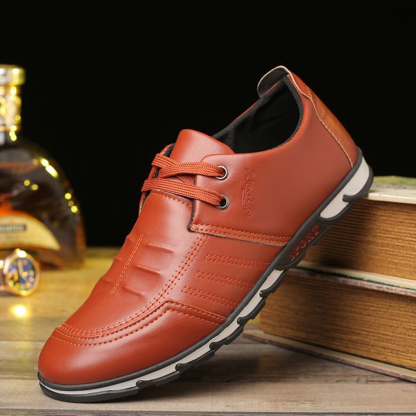 dress shoes design genuine leather loafers men moccasin fashion sneakers flat causal male footwear boat ip5q, Black
dress shoes design genuine leather loafers men moccasin fashion sneakers flat causal male footwear boat ip5q, Black