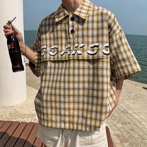 summer korean version of the tide male comfortable literary plaid letters harajuku explosion models loose cotton shirt men's casual shi, White;black
summer korean version of the tide male comfortable literary plaid letters harajuku explosion models loose cotton shirt men's casual shi, White;black