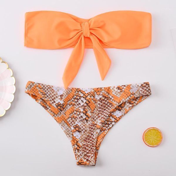 selling bikini snake print split ladies swimsuit fashion bandeau swimming suit for women 2 peice set women's swimwear, White;black
selling bikini snake print split ladies swimsuit fashion bandeau swimming suit for women 2 peice set women's swimwear, White;black