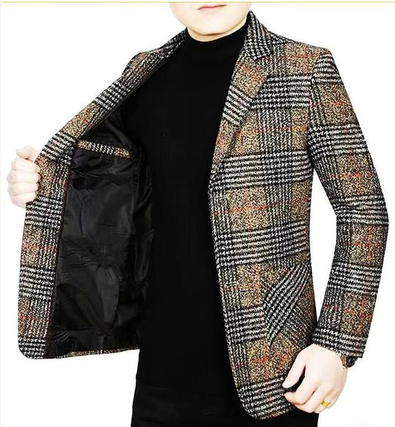men's suits & blazers young middle-aged spring casual thin suit business non-iron slim handsome plaid clothes jacket dad outfit, White;black
men's suits & blazers young middle-aged spring casual thin suit business non-iron slim handsome plaid clothes jacket dad outfit, White;black